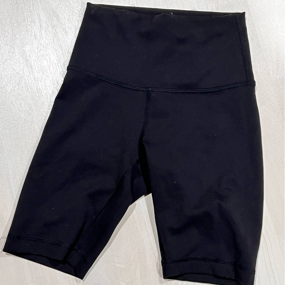 lululemon high-rise bike shorts black sz.2